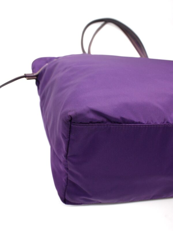Shopper Prada In Tela Vela Viola