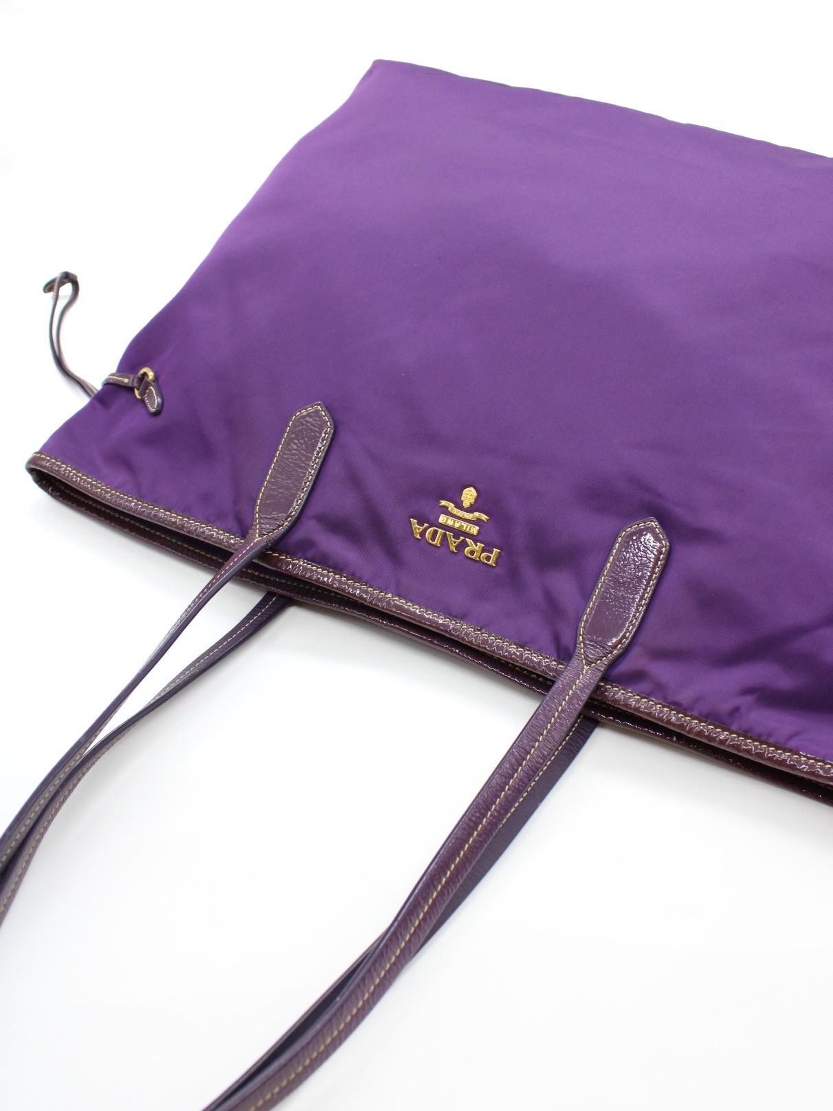 Shopper Prada In Tela Vela Viola thumb