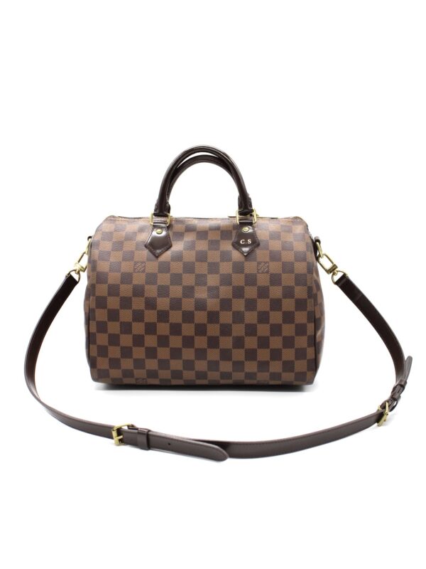 Louis Vuitton Speedy Bandoulière 30 con iniziali C.S