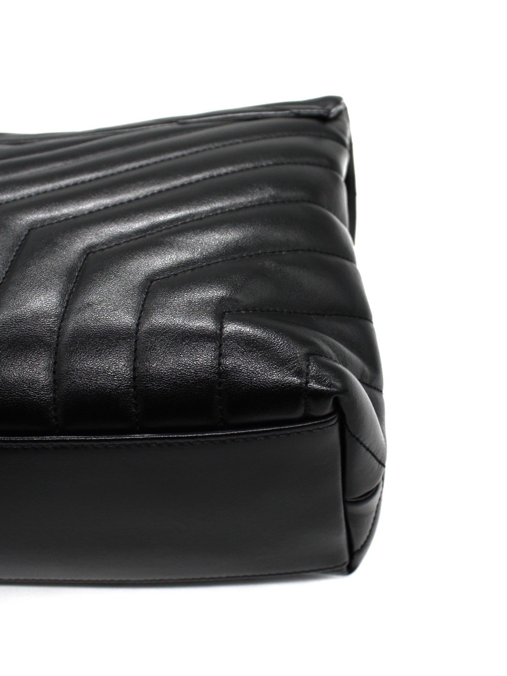 Borsa Saint Laurent Lou Lou Media  In Pelle Nera thumb