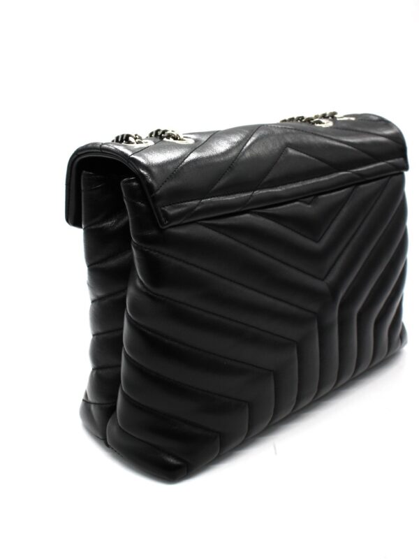 Borsa Saint Laurent Lou Lou Media  In Pelle Nera