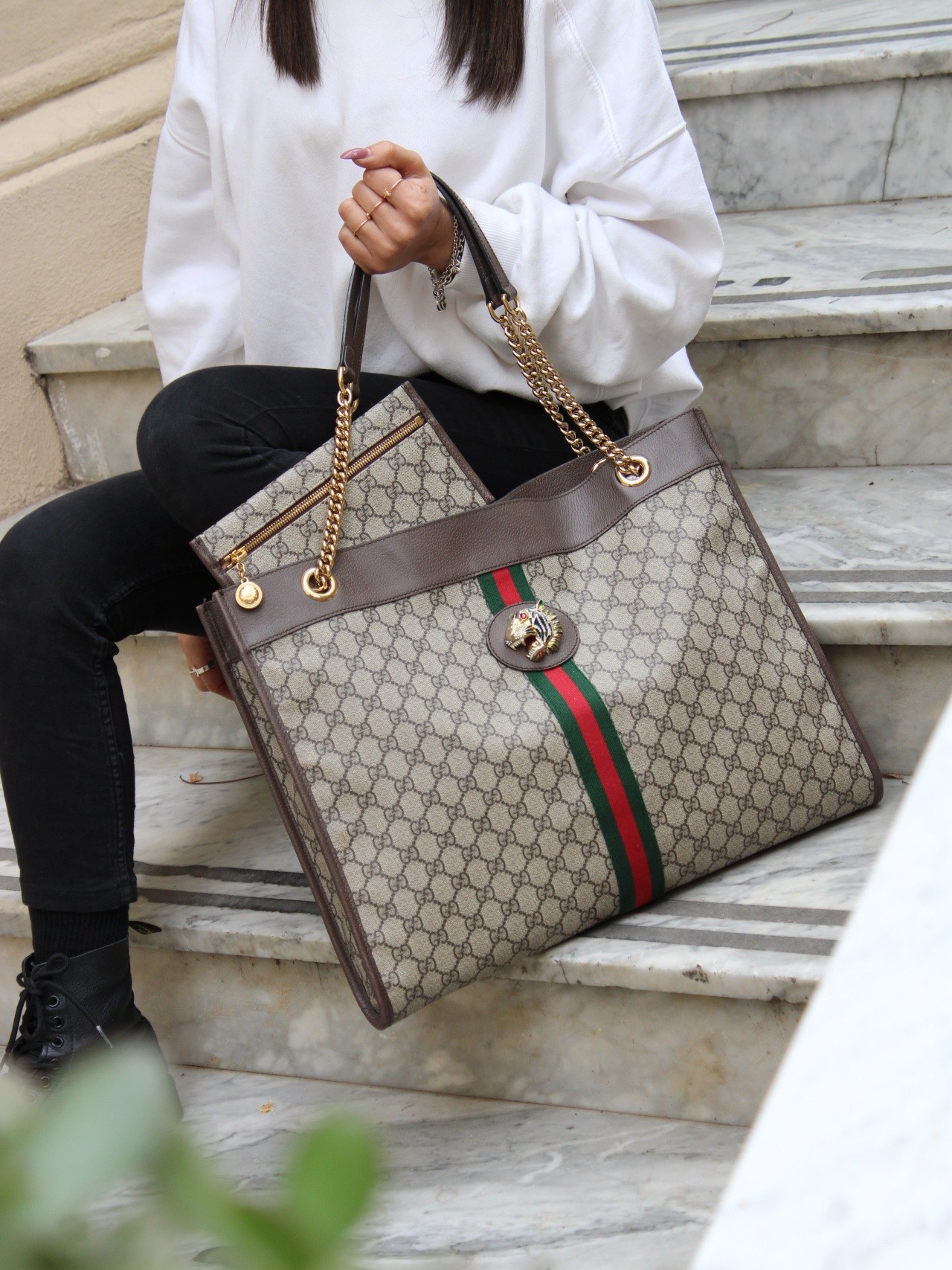 Gucci rajah borsa a spalla thumb