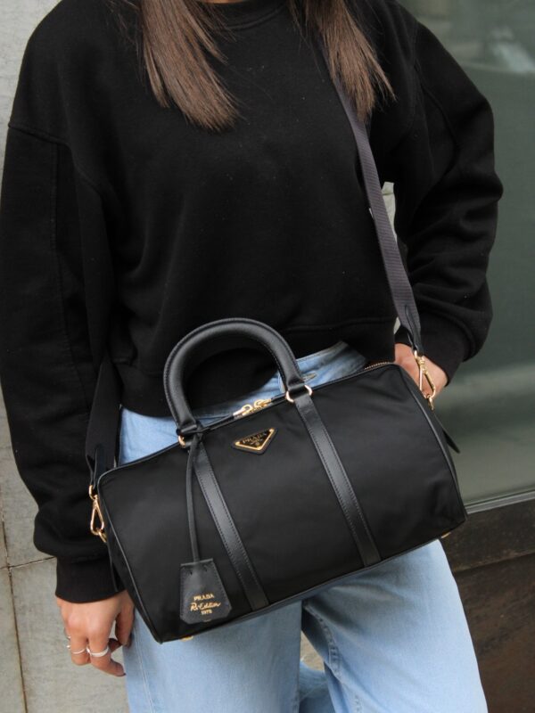 Bauletto Prada Re-edition 1978 in tela vela