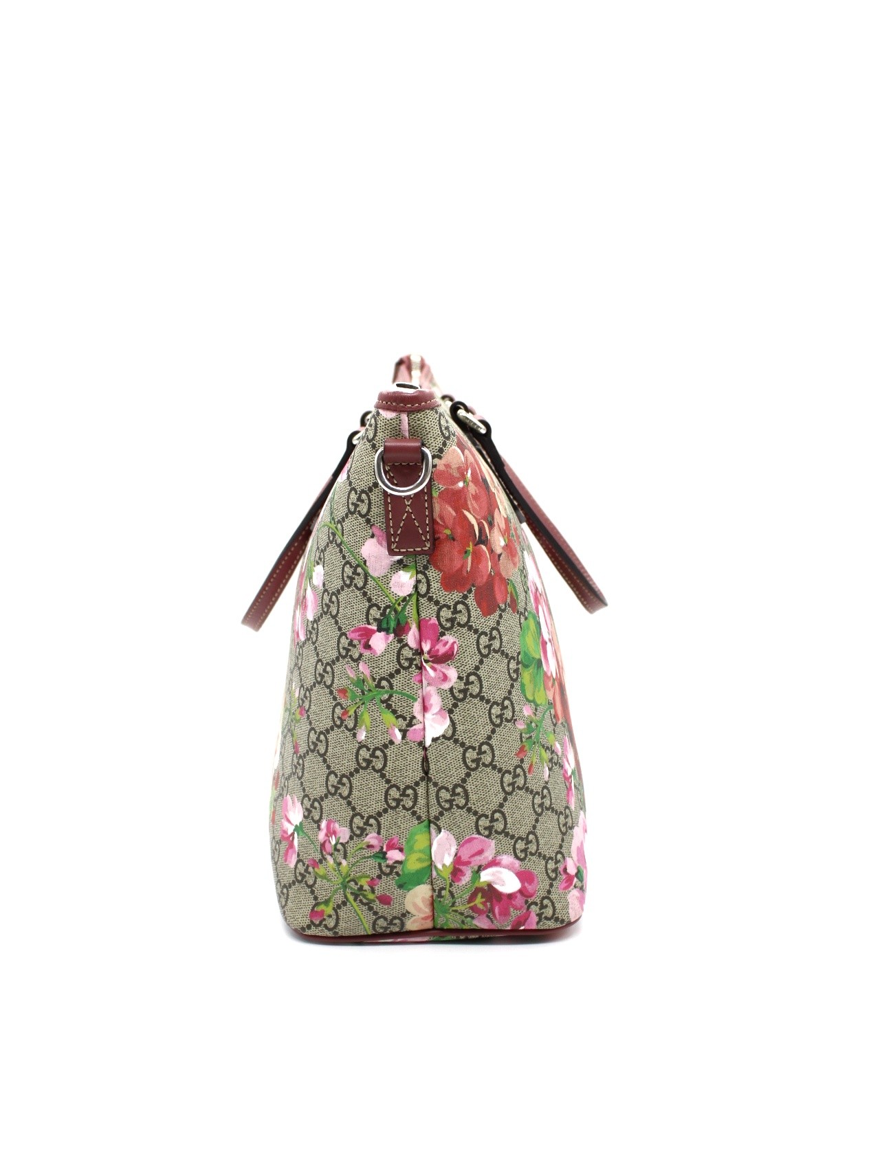 Gucci GG supreme blooms borsa a spalla thumb