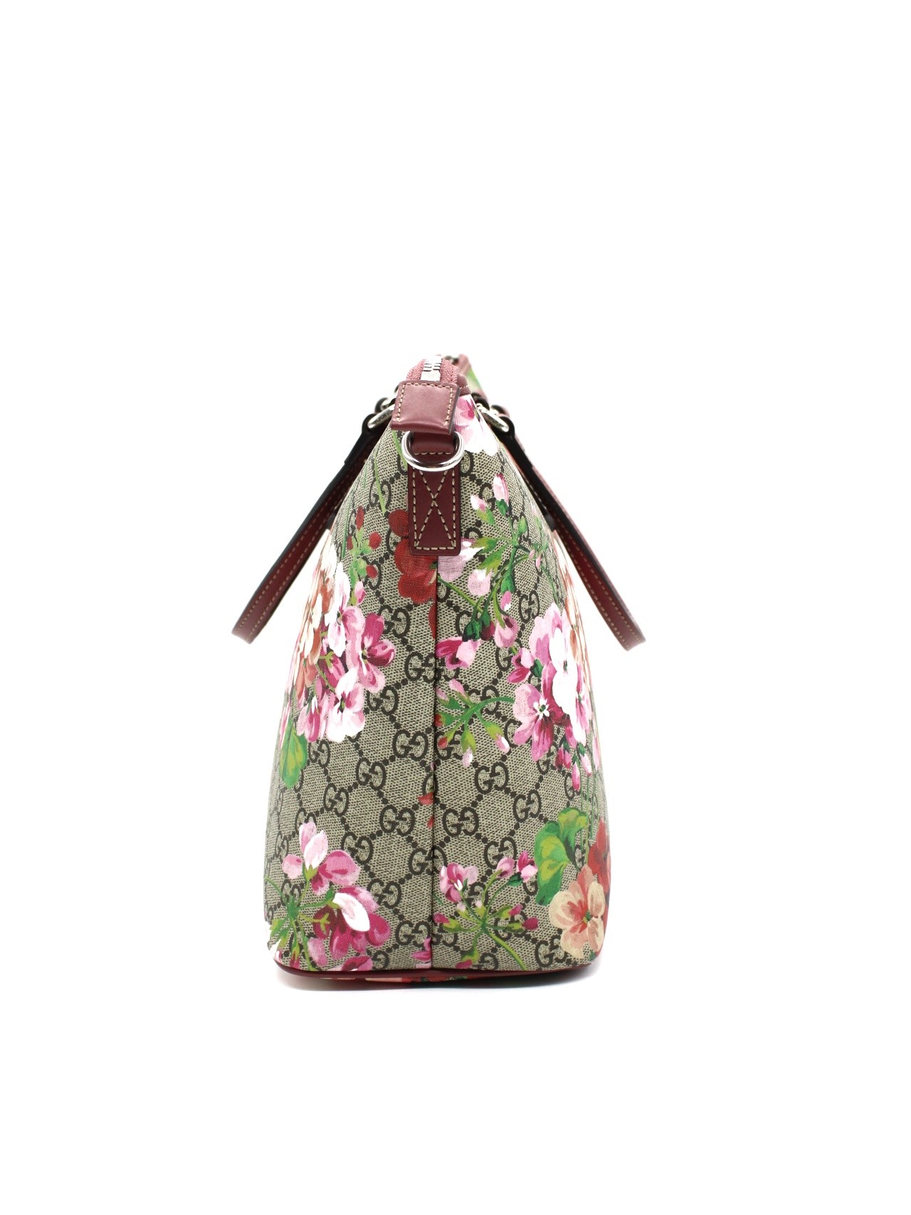 Gucci GG supreme blooms borsa a spalla thumb