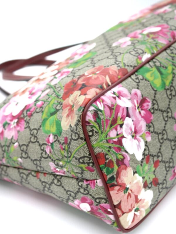 Gucci GG supreme blooms borsa a spalla