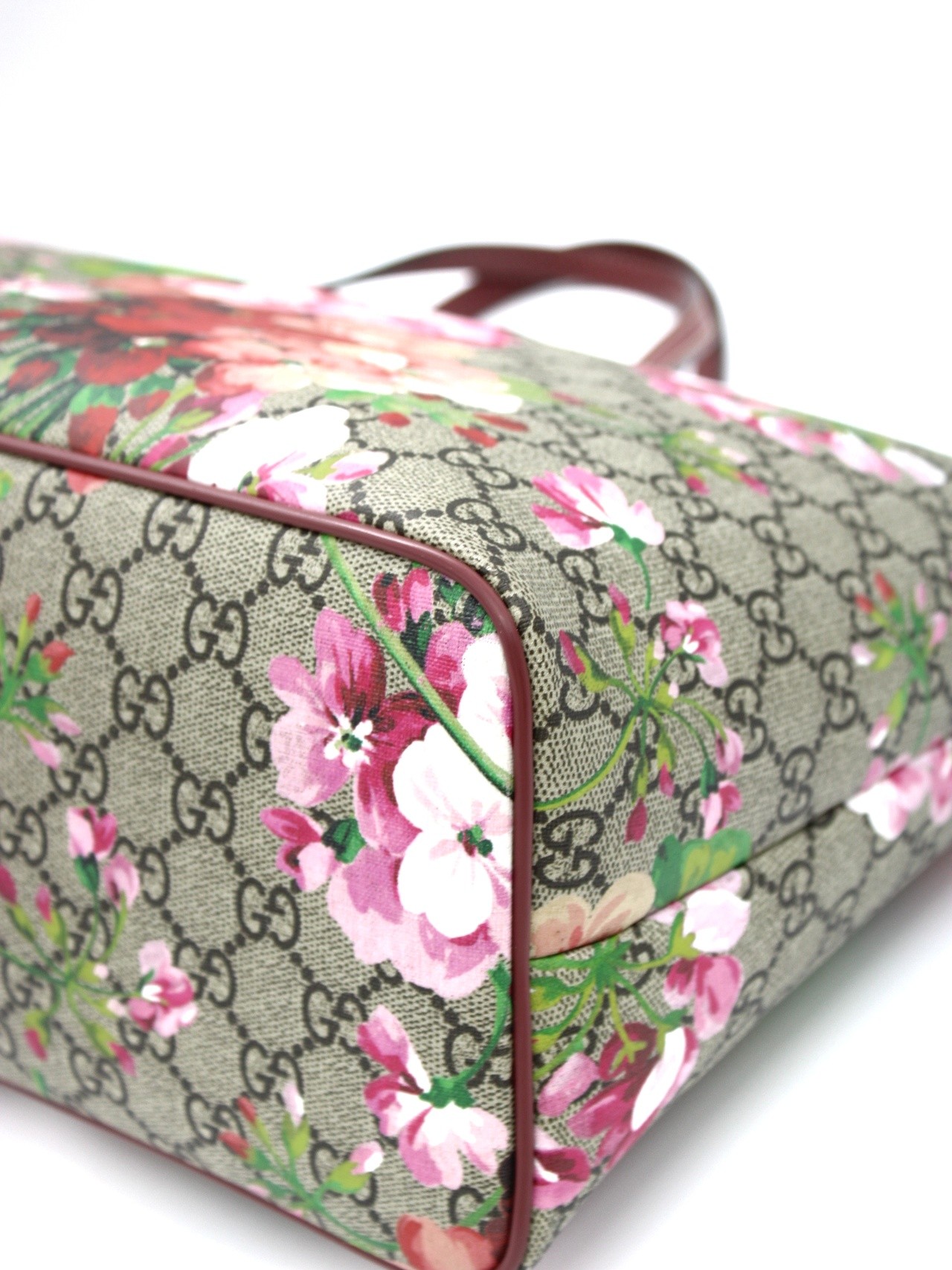Gucci GG supreme blooms borsa a spalla thumb