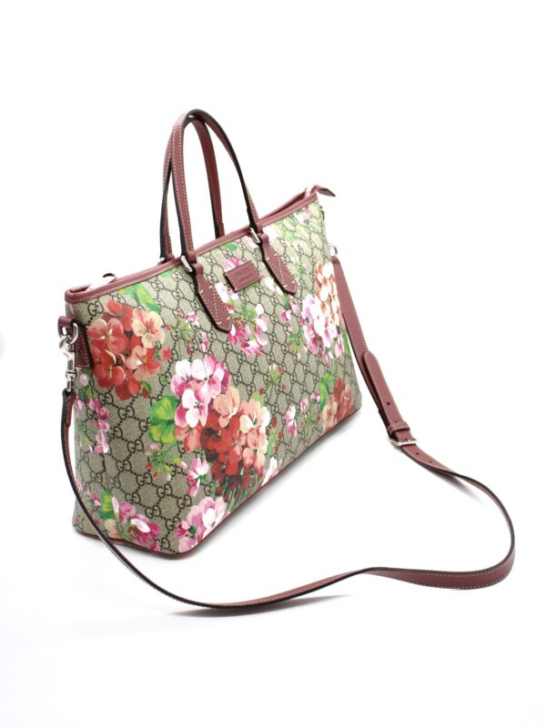 Gucci GG supreme blooms borsa a spalla