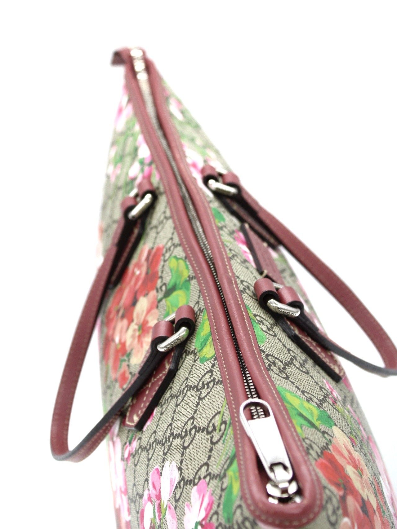 Gucci GG supreme blooms borsa a spalla thumb