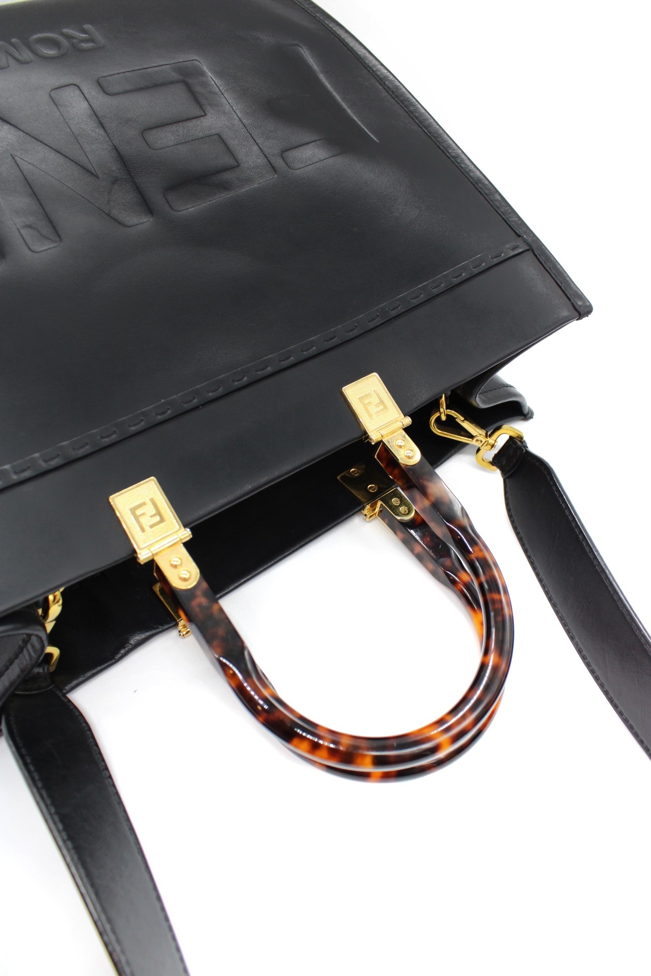 Borsa Fendi Tote Sunshine Medium Nera thumb
