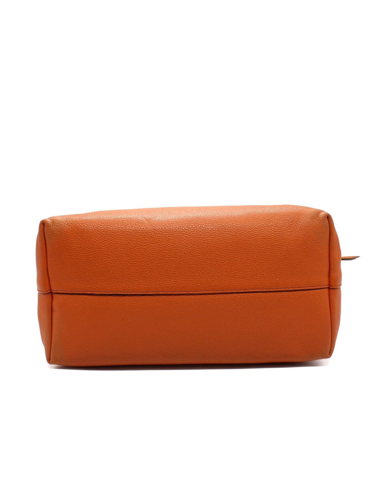 Prada borsa a spalla in pelle arancione thumb