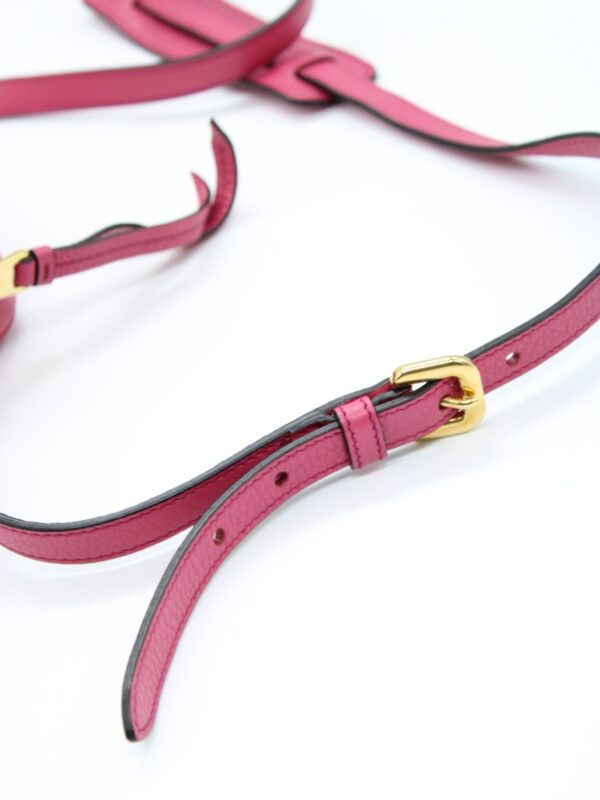 Prada Tracolla in pelle peonia