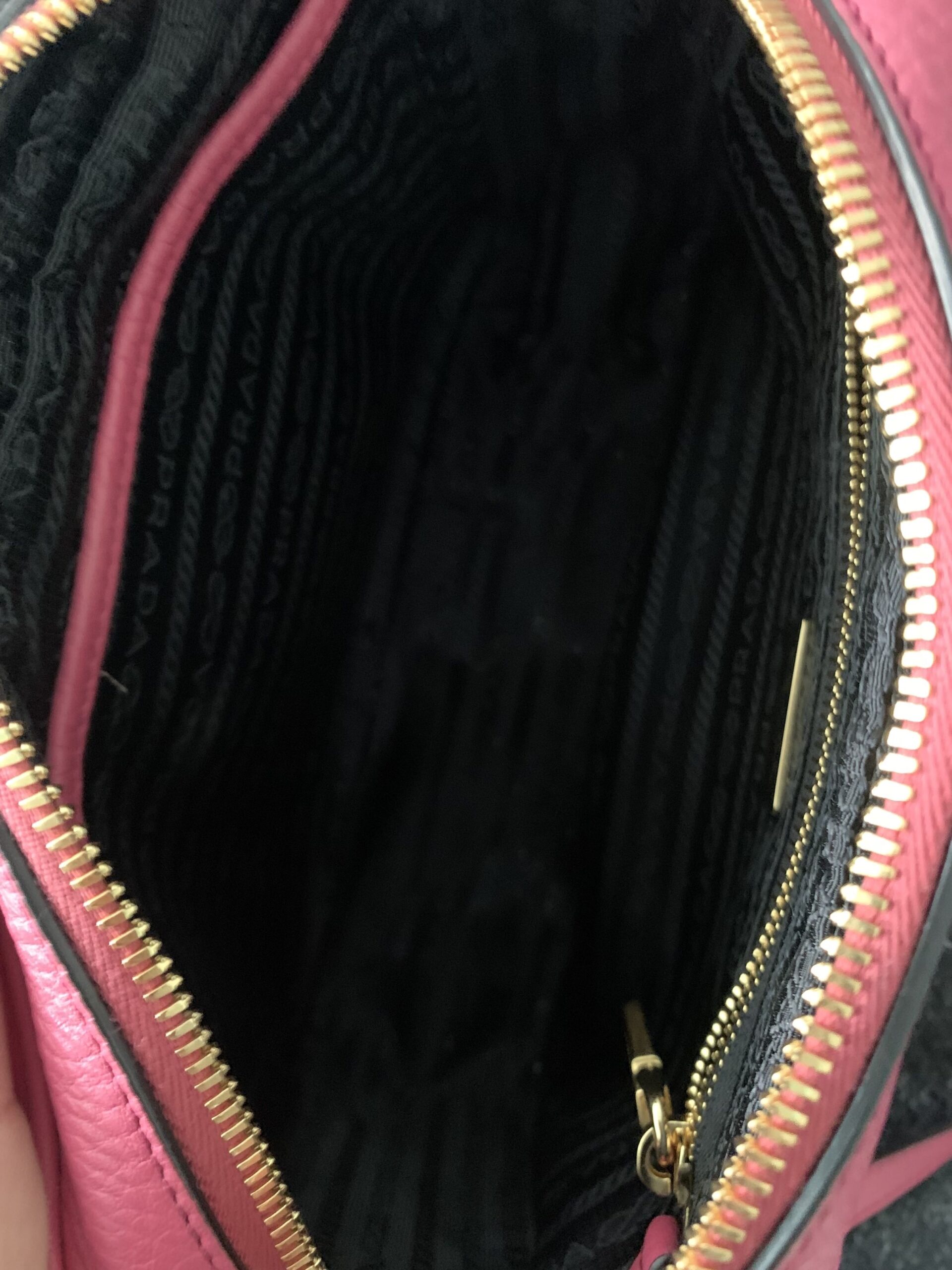 Prada Tracolla in pelle peonia thumb