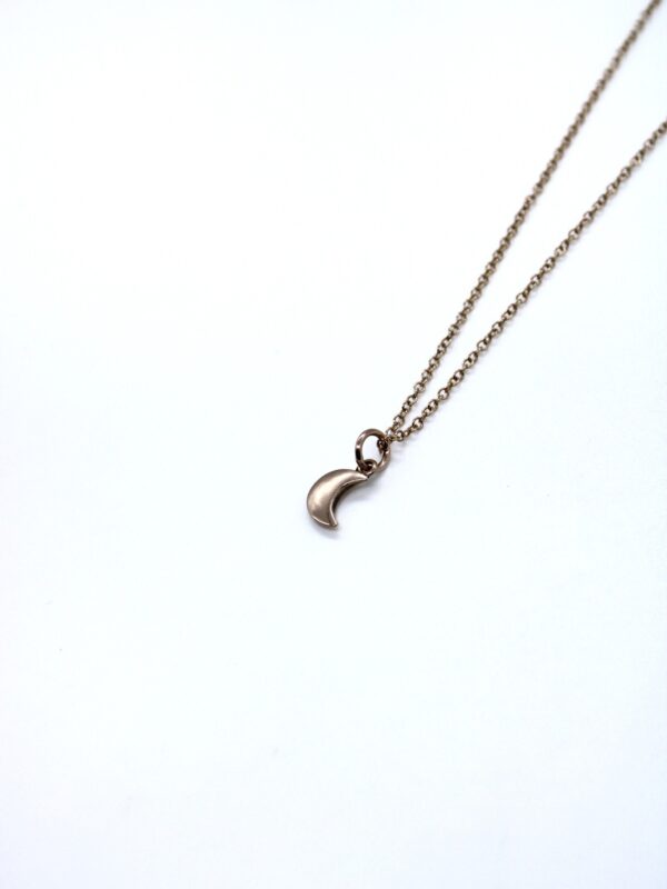 Collana Dodo in oro rosa con ciondolo luna
