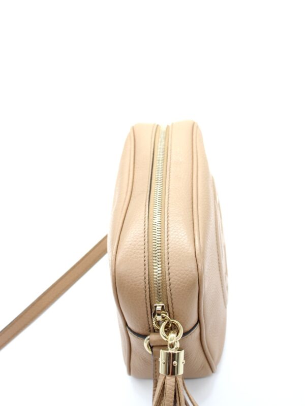 Gucci Soho borsa a tracolla in pelle beige