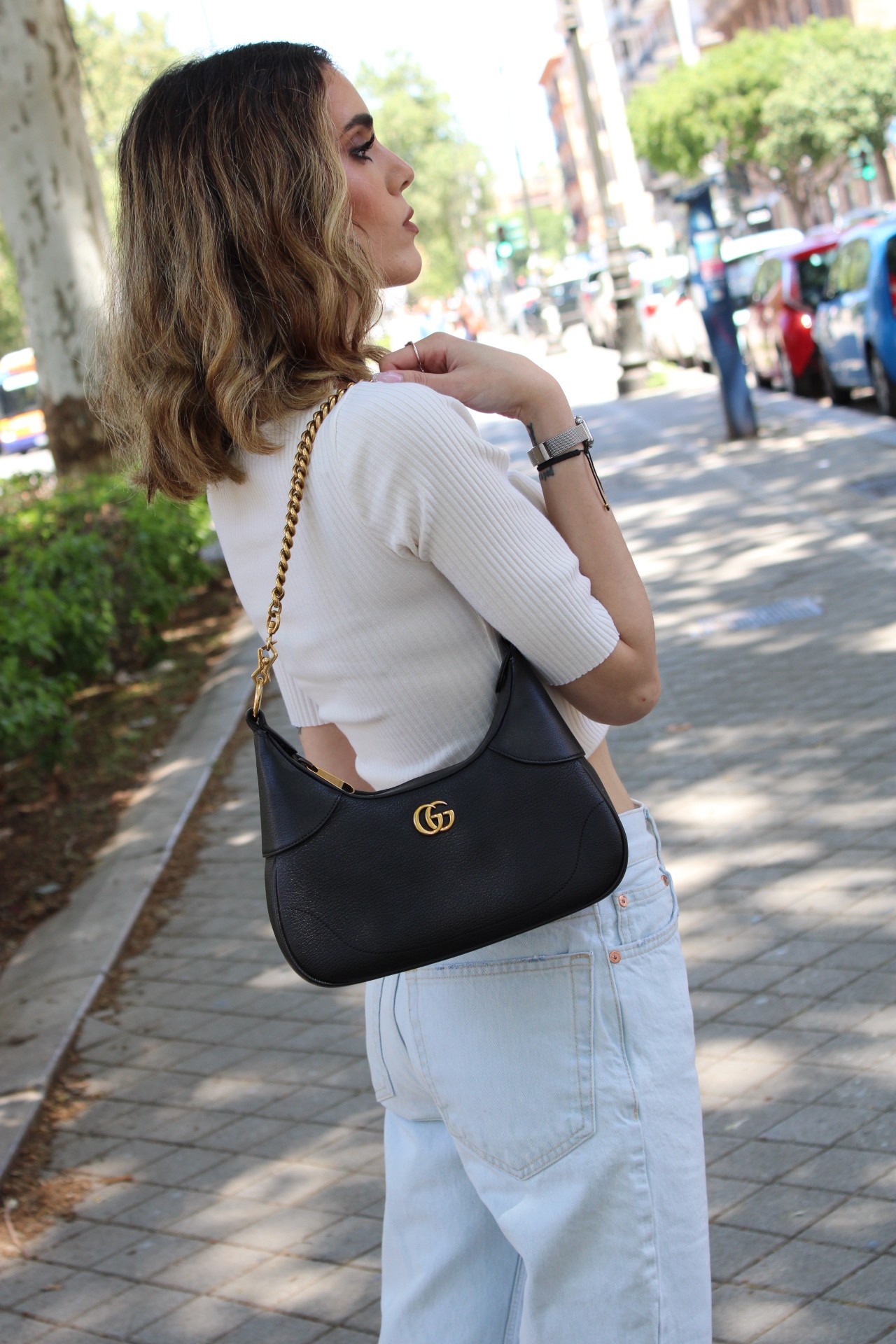 Borsa Gucci Aphrodite a spalla thumb