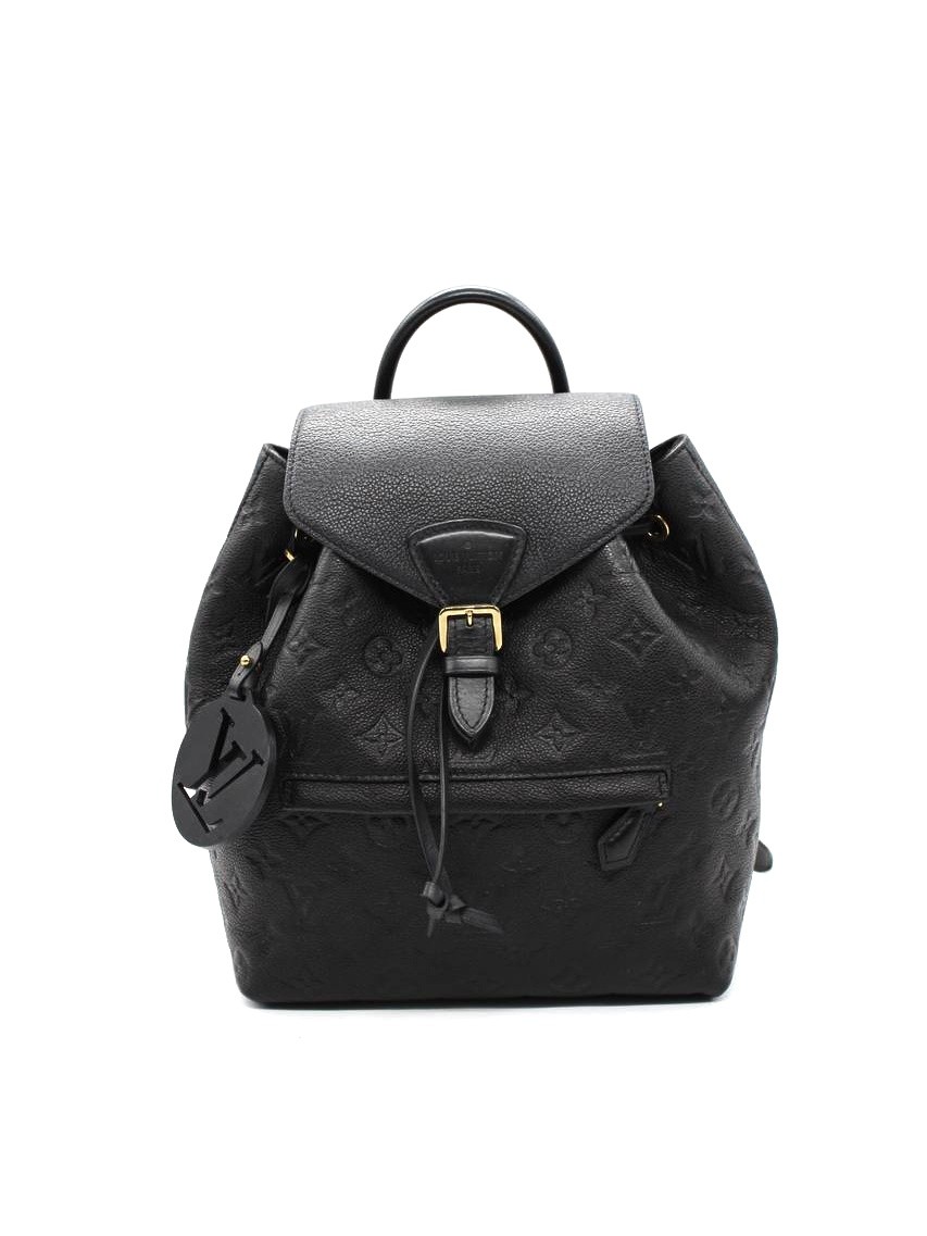 Zaino Louis Vuitton Black monogram empreinte montsorius PM thumb