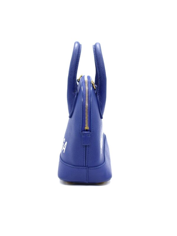 Borsa Balenciaga Ville xxs in pelle blu