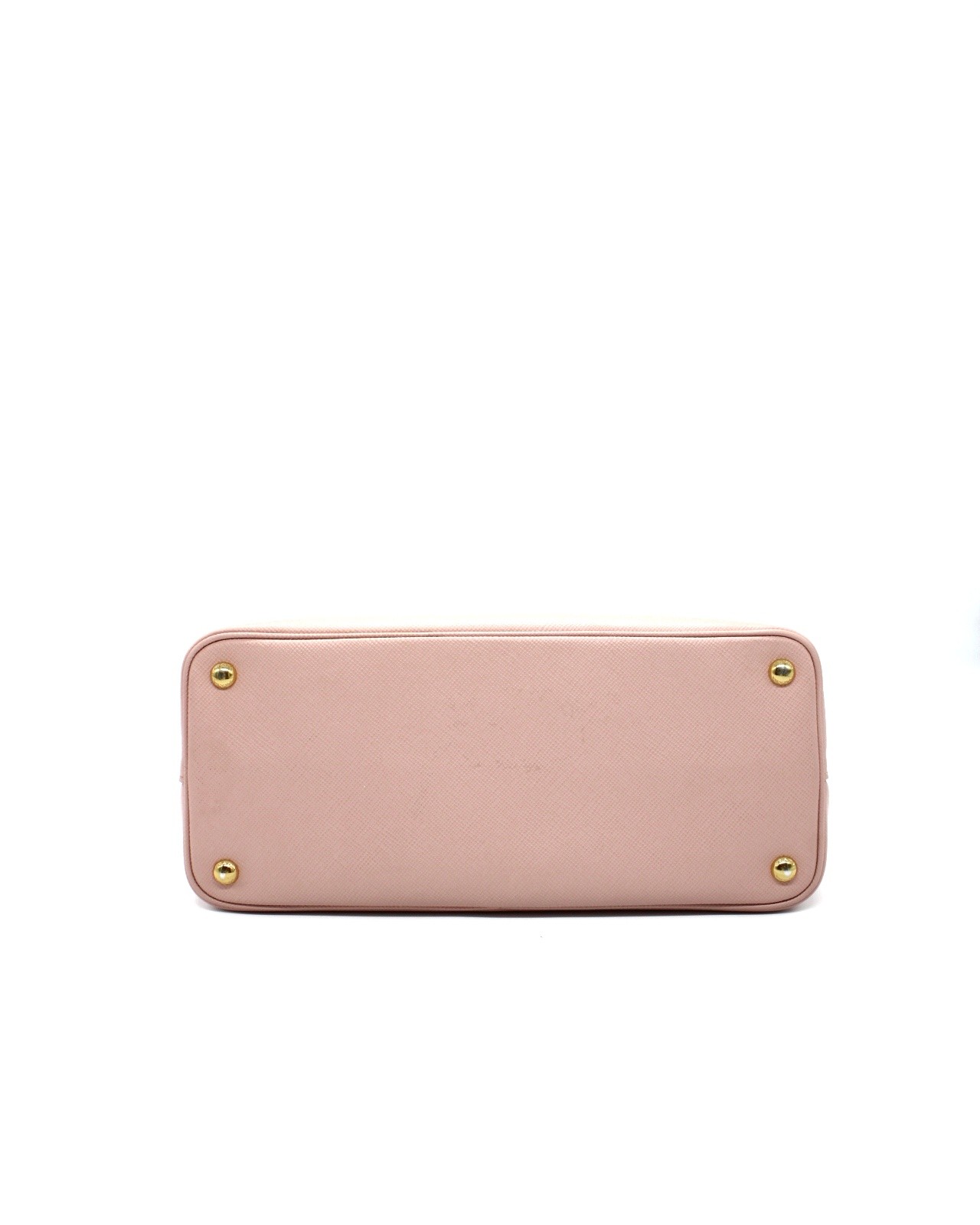 Borsa Prada double in pelle saffiano rosa thumb