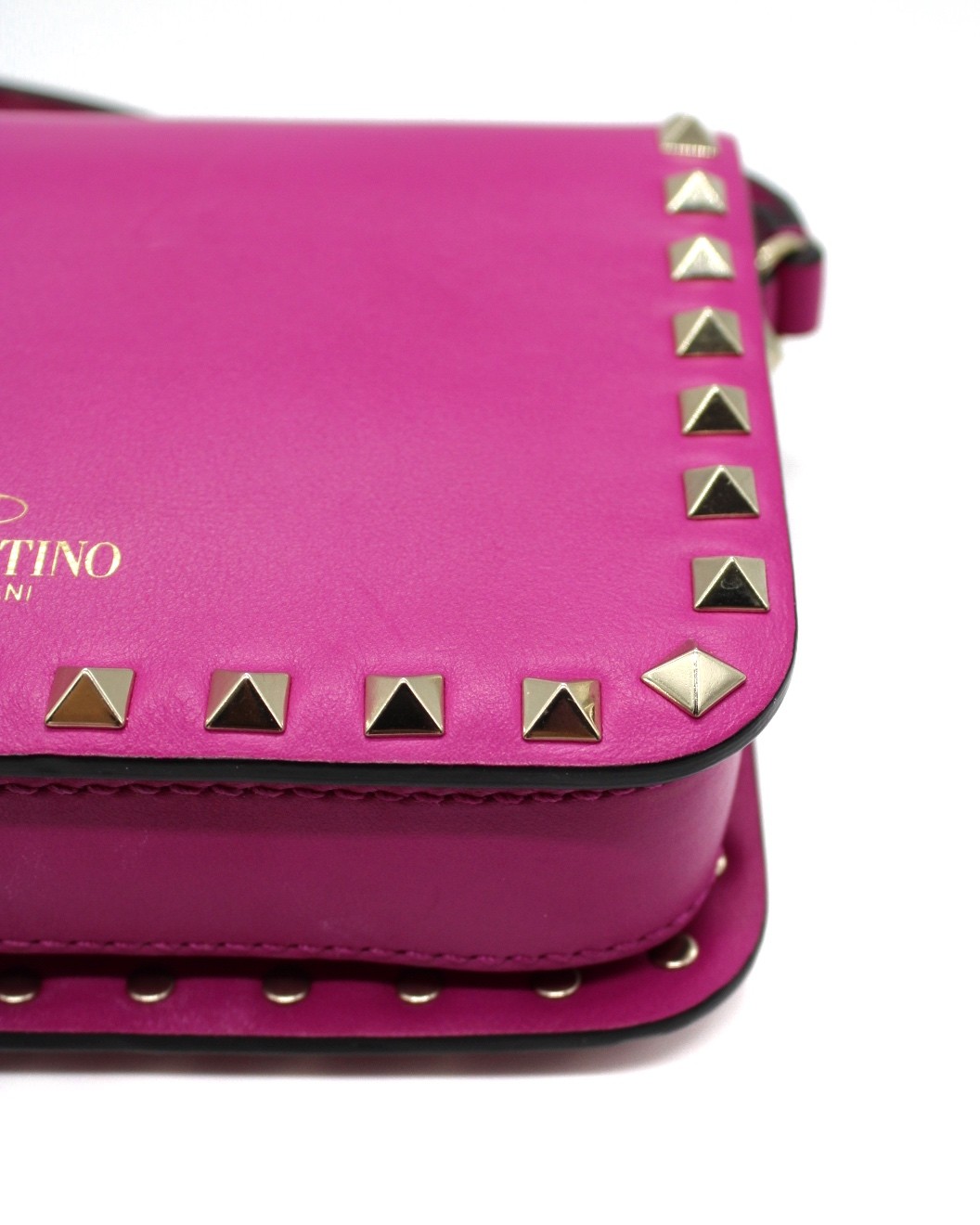 Tracolla Valentino Rockstud Fucsia Piccola thumb