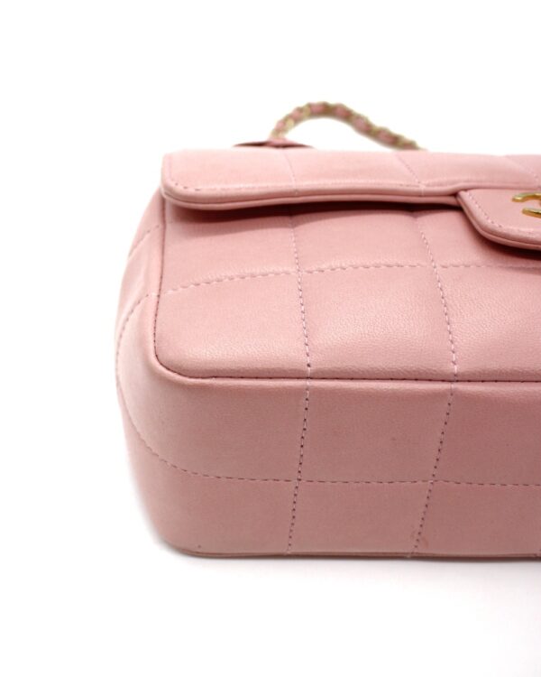 Borsa Chanel Pink Chocolate Bar Camelia