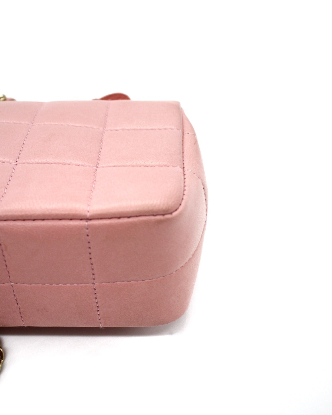 Borsa Chanel Pink Chocolate Bar Camelia thumb