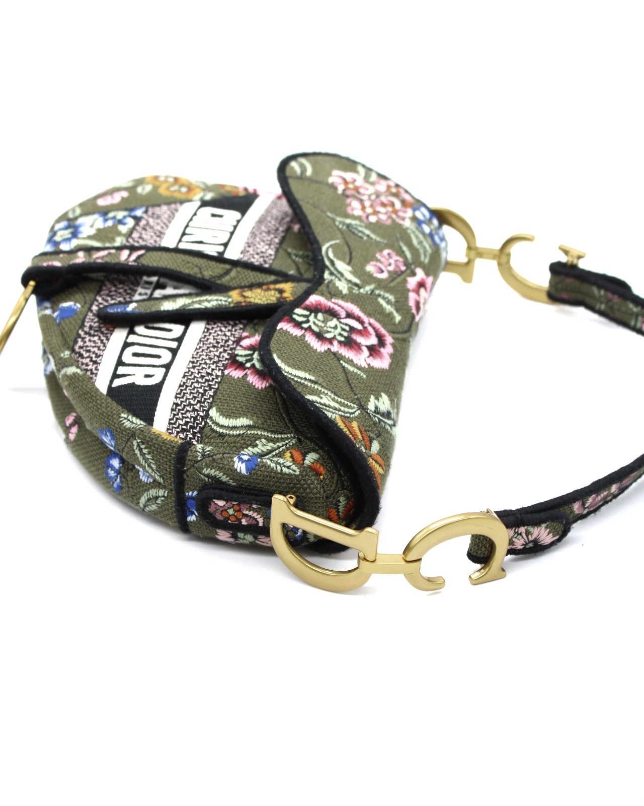 Borsa Dior Saddle stampa floreale thumb