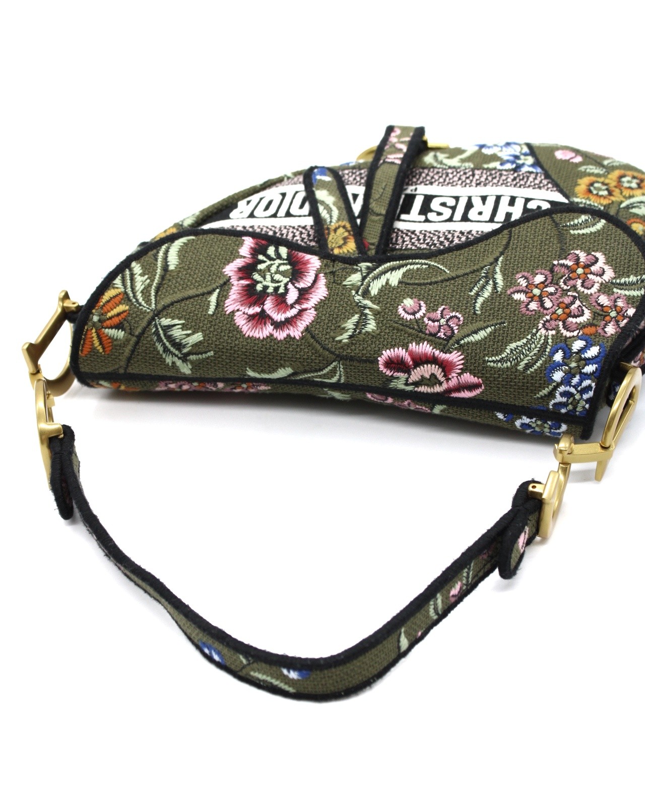 Borsa Dior Saddle stampa floreale thumb