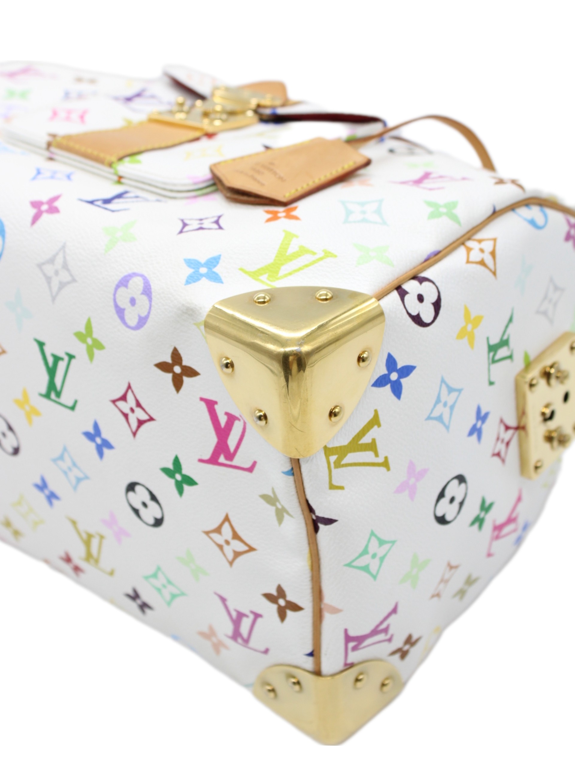 Speedy Louis Vuitton Multicolor White thumb