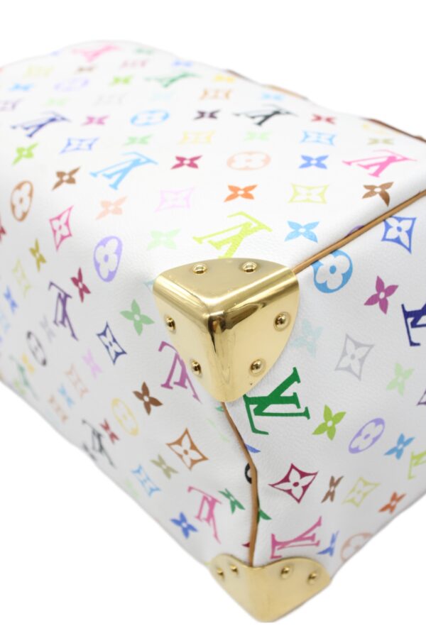 Speedy Louis Vuitton Multicolor White