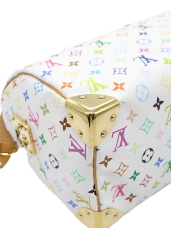 Speedy Louis Vuitton Multicolor White