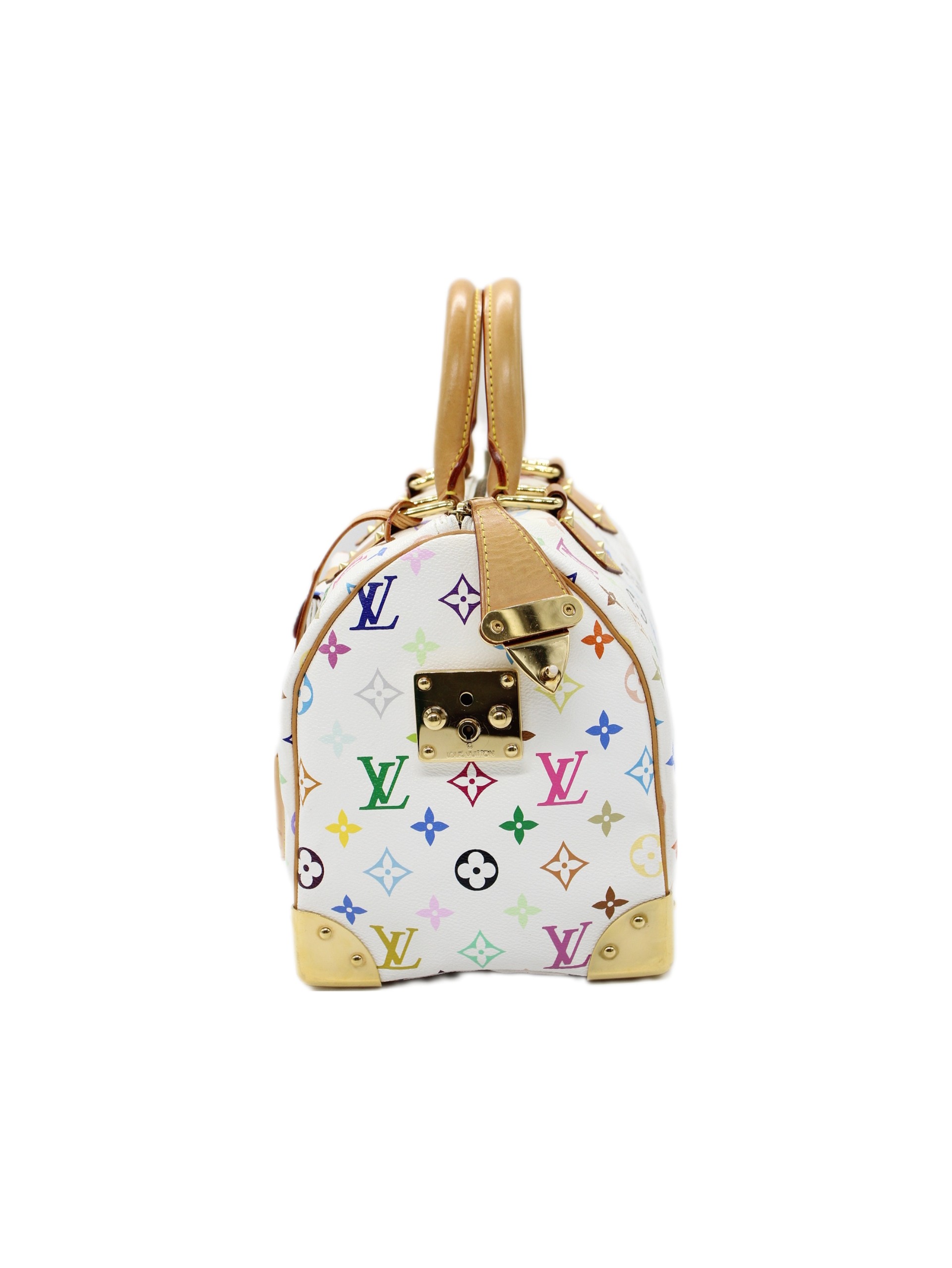 Speedy Louis Vuitton Multicolor White thumb
