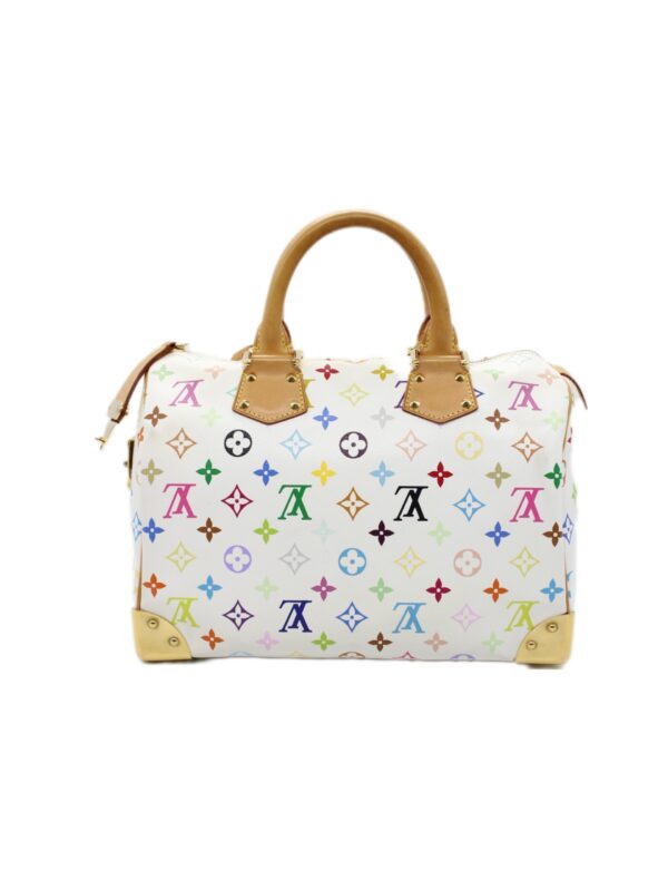 Speedy Louis Vuitton Multicolor White