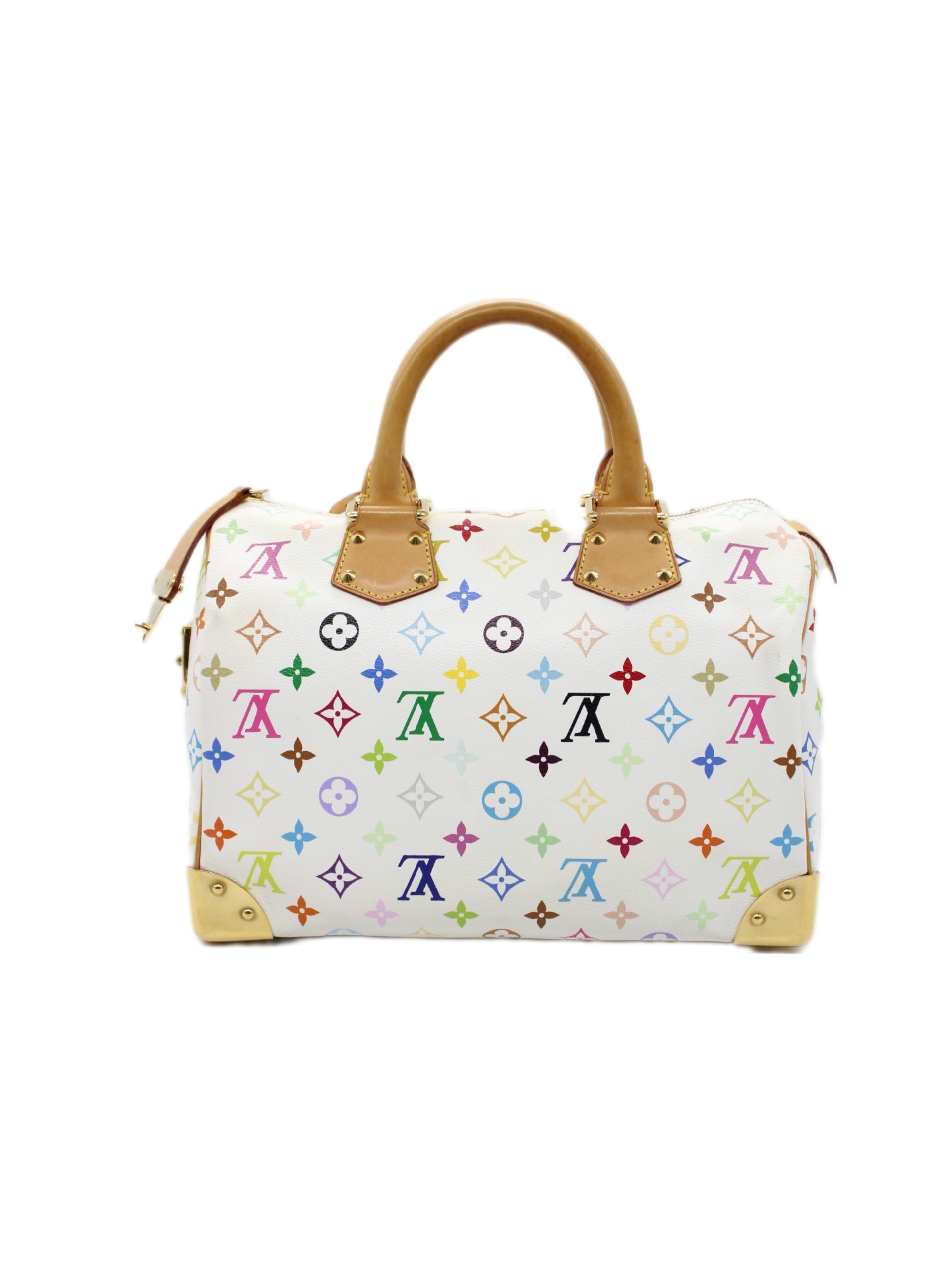 Speedy Louis Vuitton Multicolor White thumb