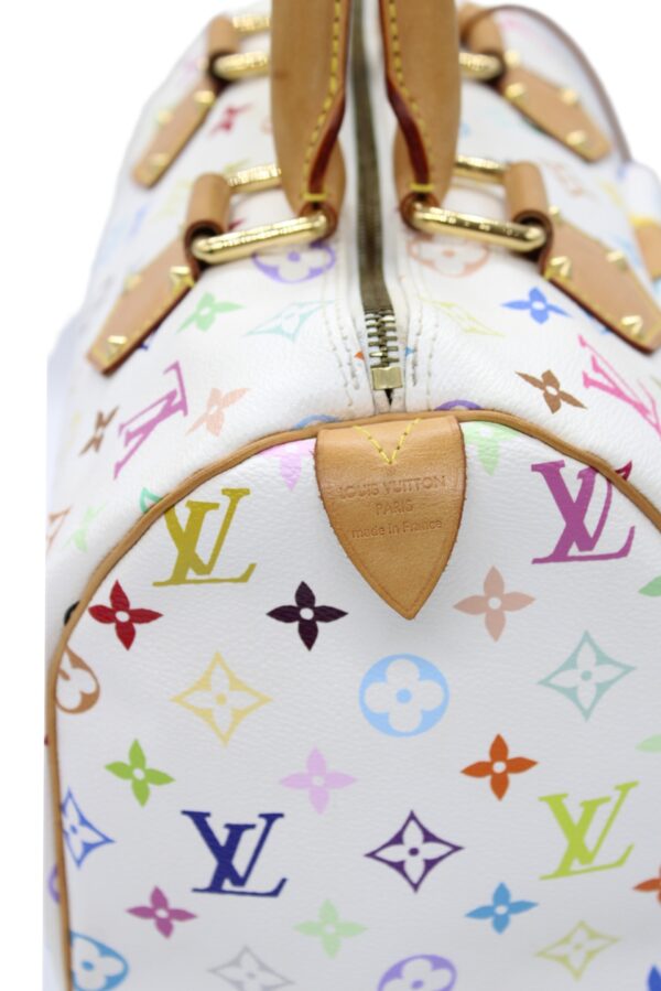 Speedy Louis Vuitton Multicolor White