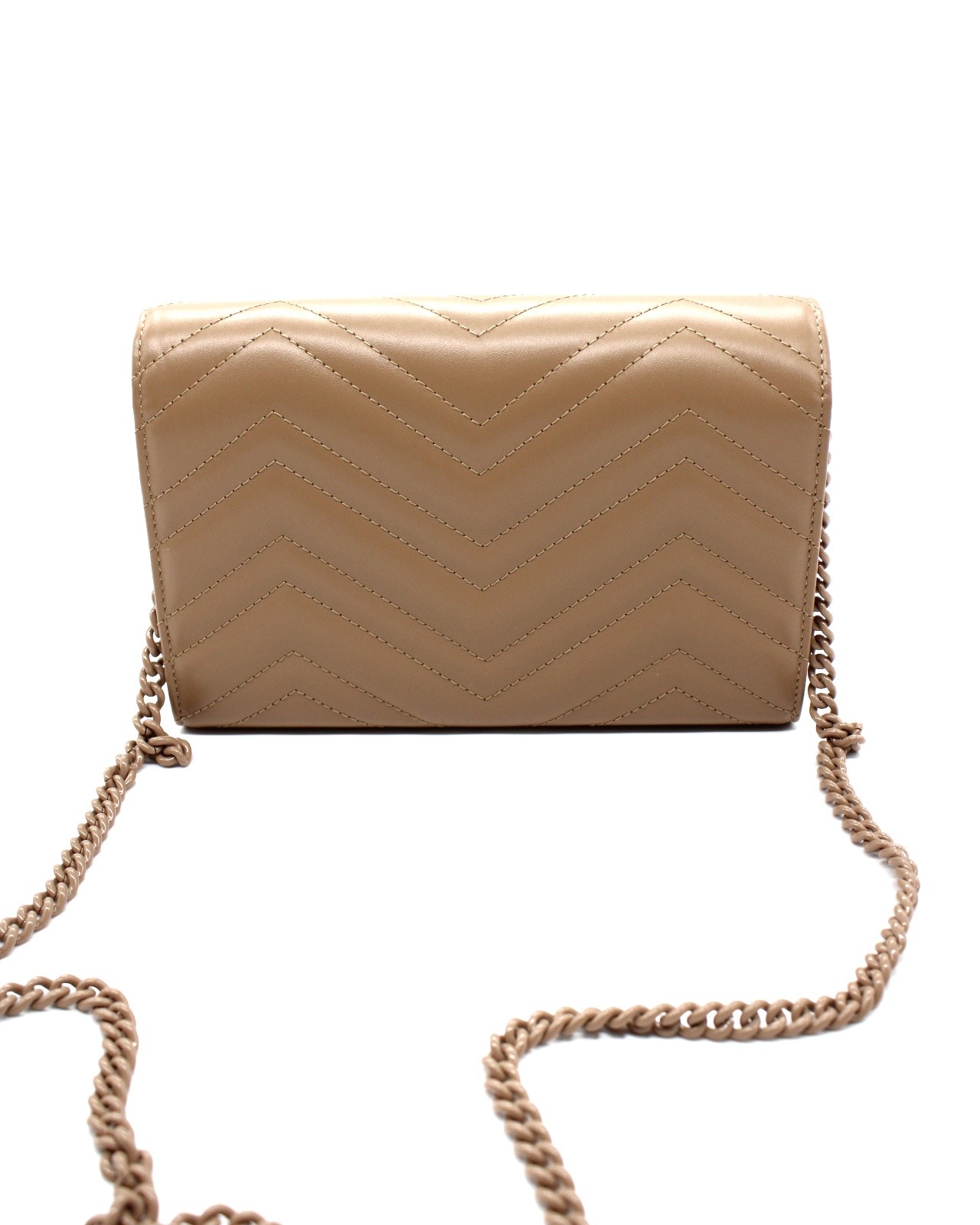 Mini borsa Gucci GG marmont in pelle matelassé thumb