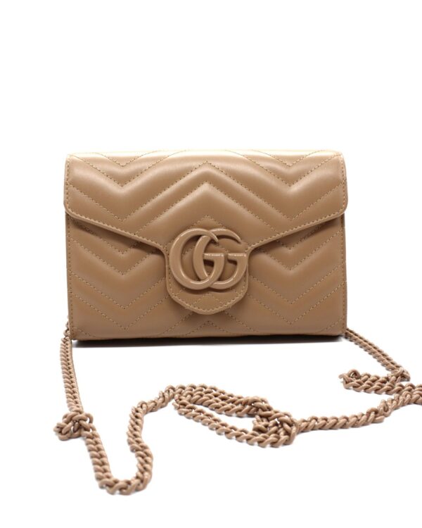Mini borsa Gucci GG marmont in pelle matelassé