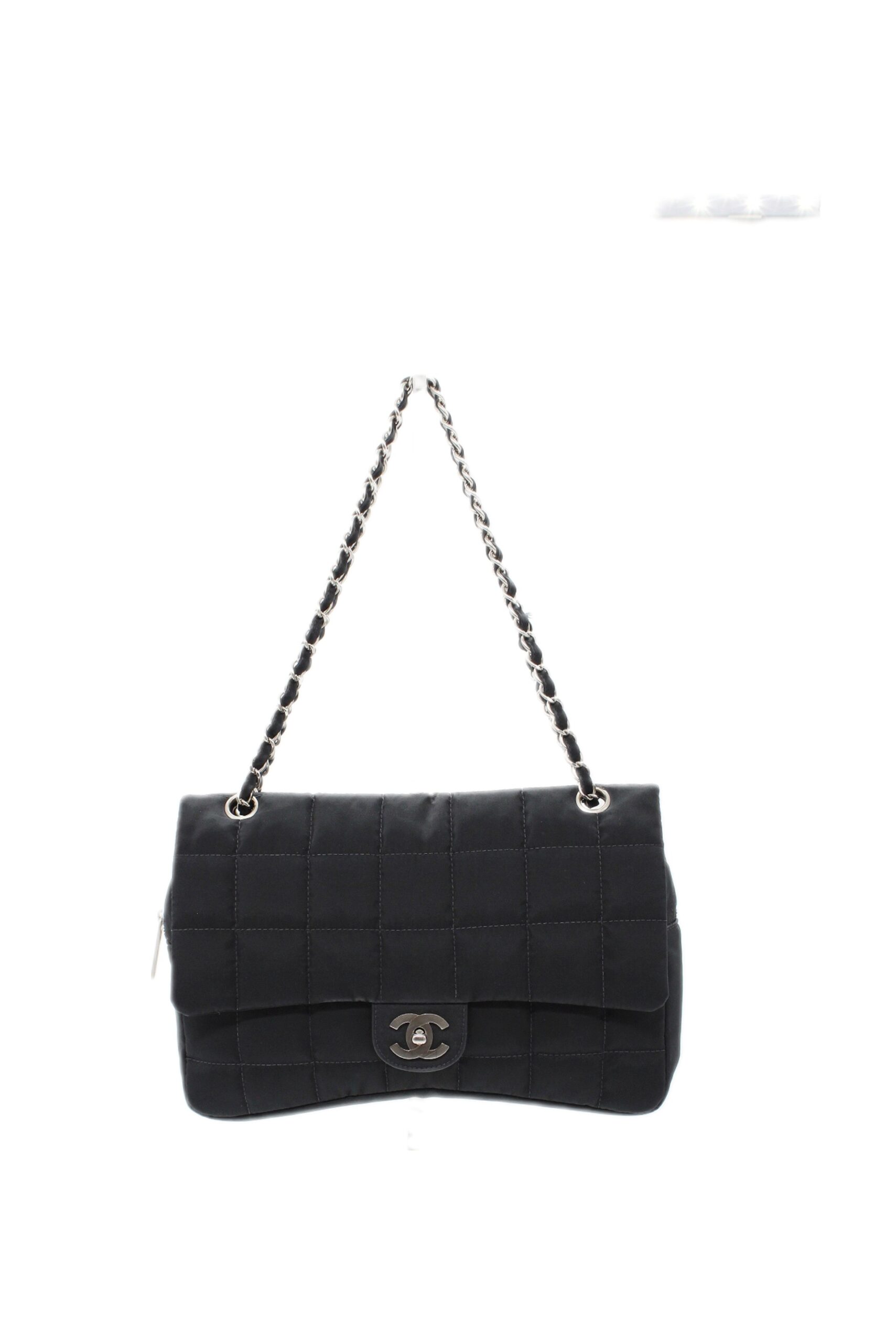Borsa Chanel Chocolate Bar nera thumb
