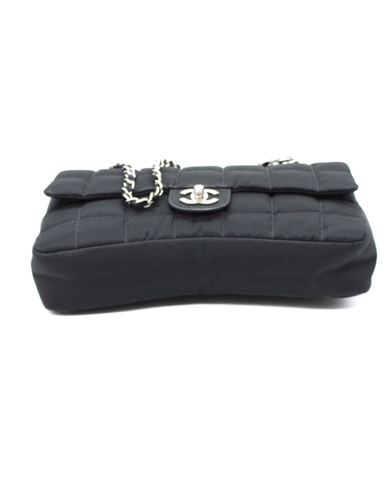 Borsa Chanel Chocolate Bar nera thumb