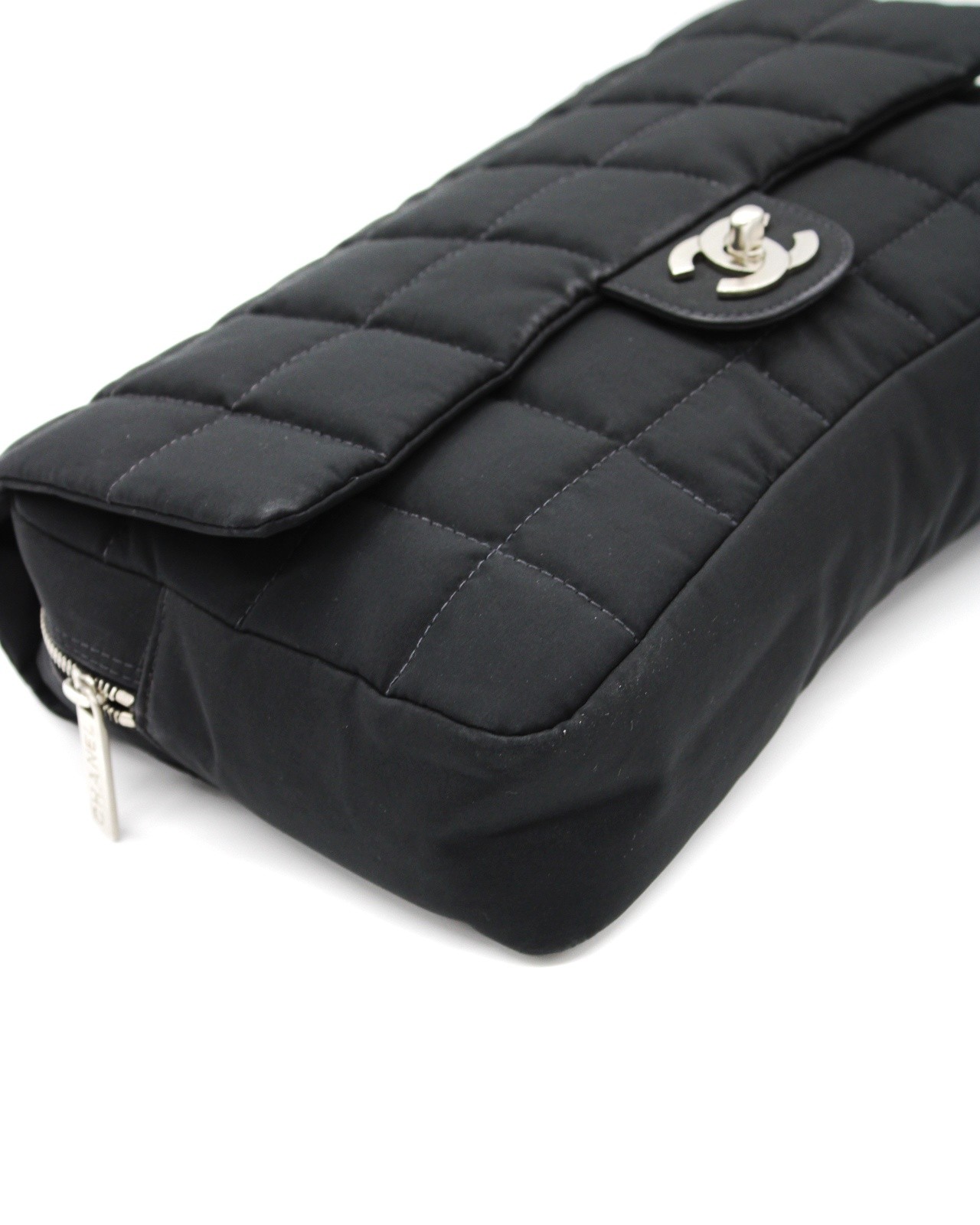 Borsa Chanel Chocolate Bar nera thumb
