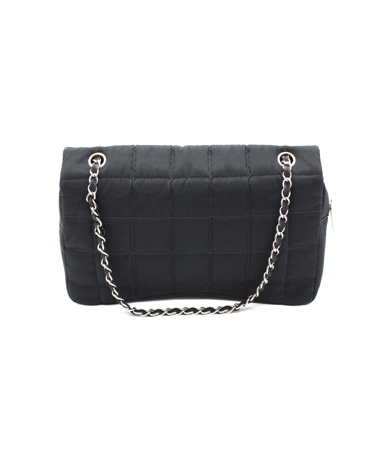 Borsa Chanel Chocolate Bar nera thumb