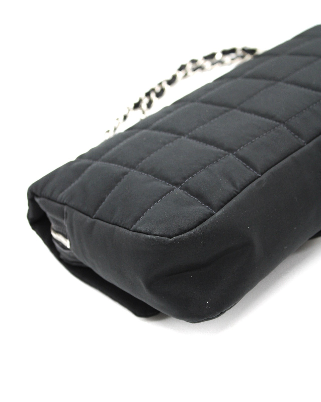 Borsa Chanel Chocolate Bar nera thumb