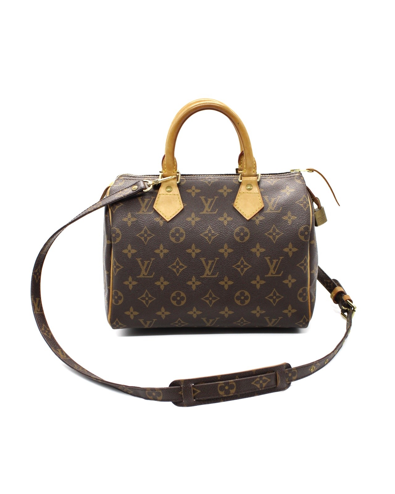 Borsa Louis Vuitton Speedy 25 monogram con tracolla thumb