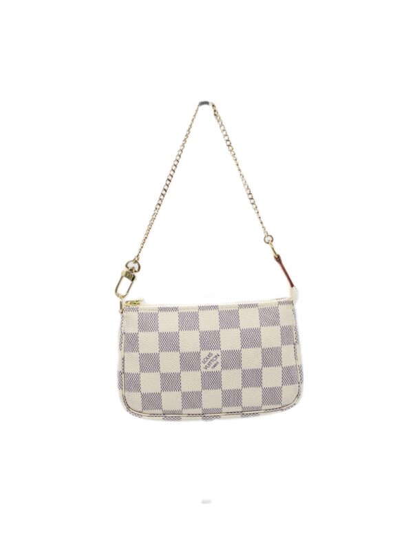 Pochette Louis Vuitton Mini accessoires in damier azur