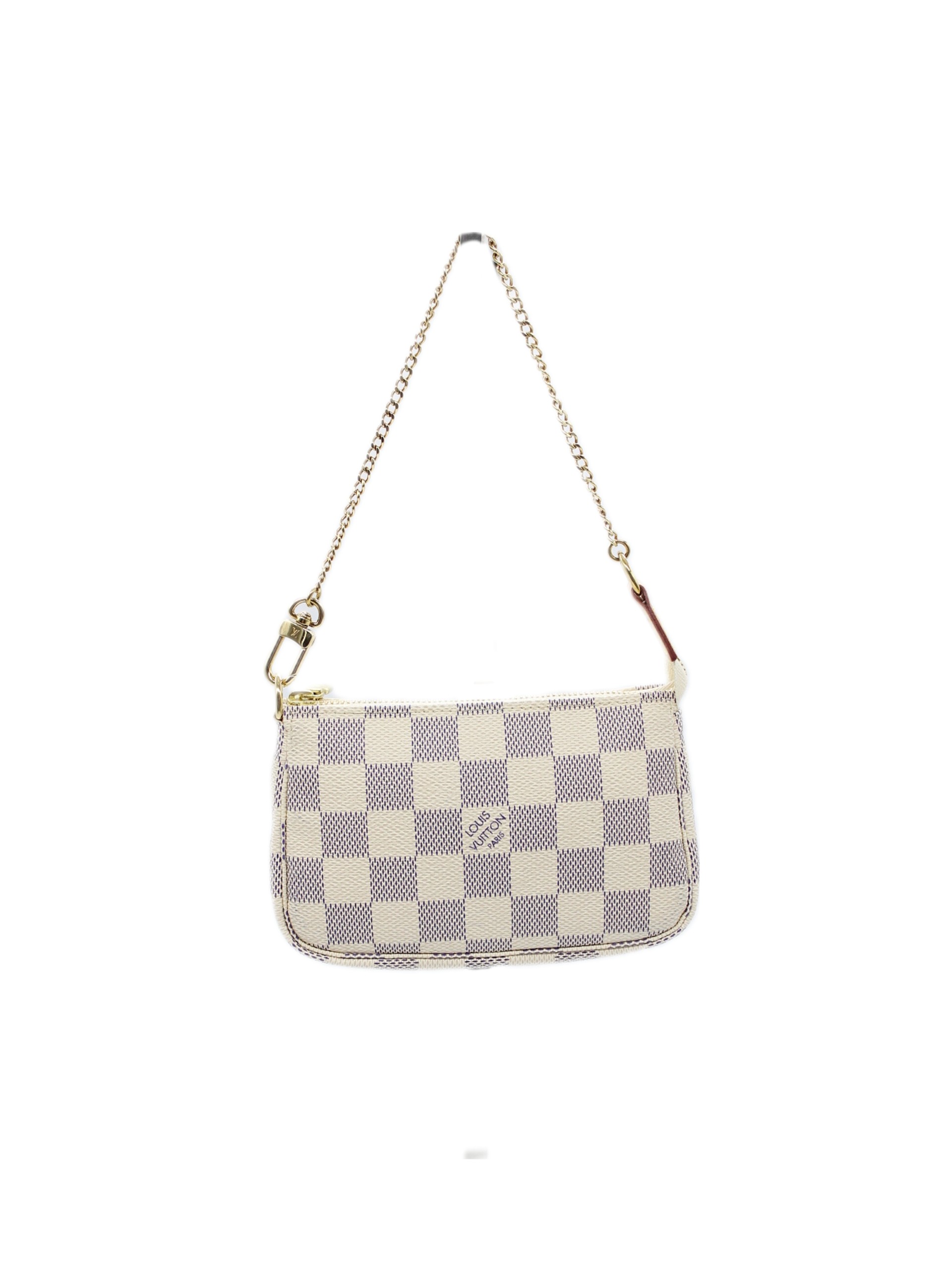 Pochette Louis Vuitton Mini accessoires in damier azur thumb