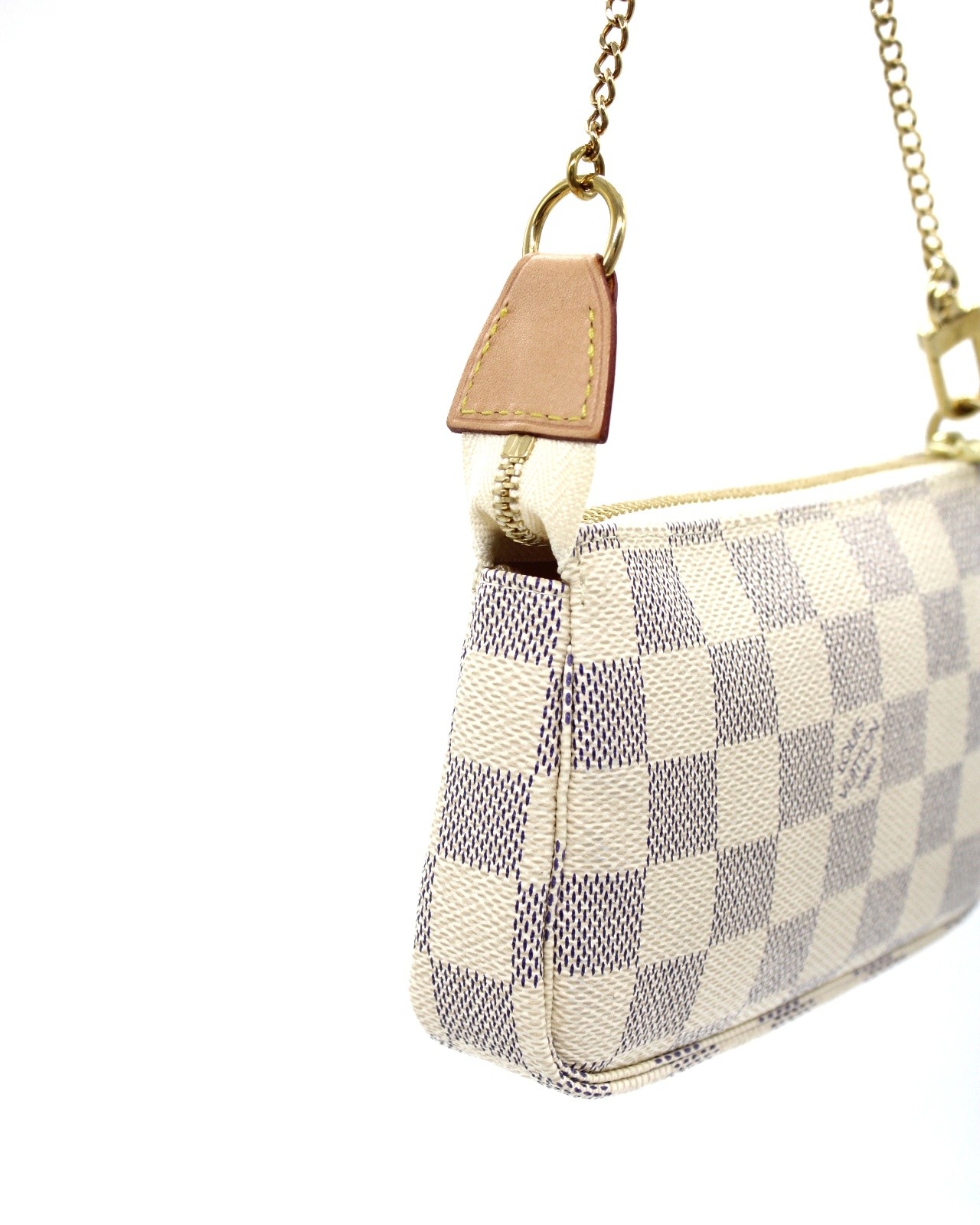 Pochette Louis Vuitton Mini accessoires in damier azur thumb