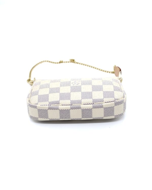 Pochette Louis Vuitton Mini accessoires in damier azur