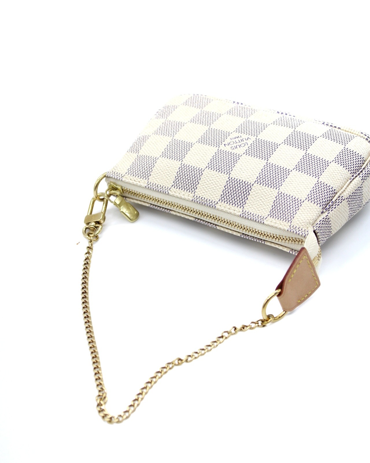 Pochette Louis Vuitton Mini accessoires in damier azur thumb