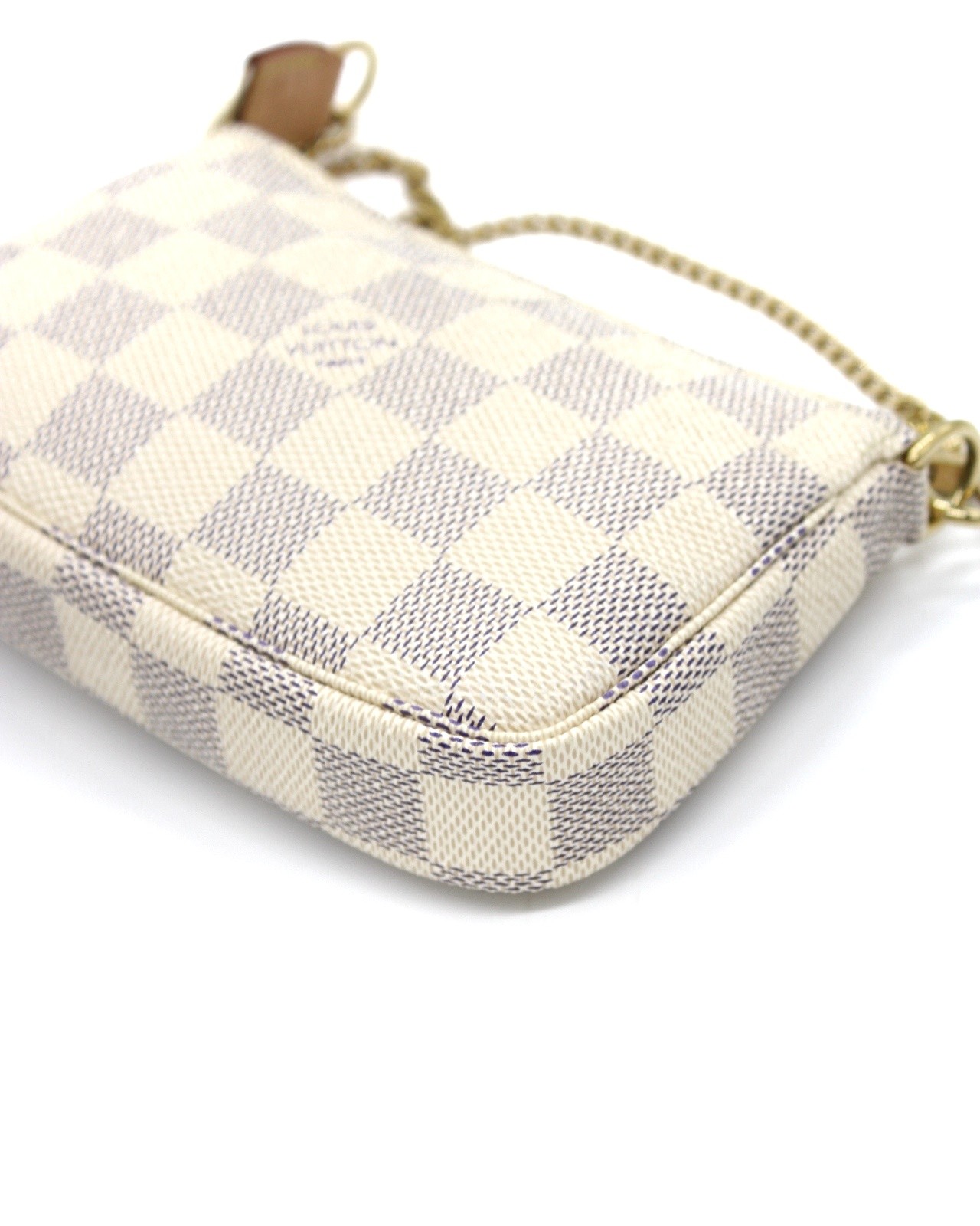 Pochette Louis Vuitton Mini accessoires in damier azur thumb