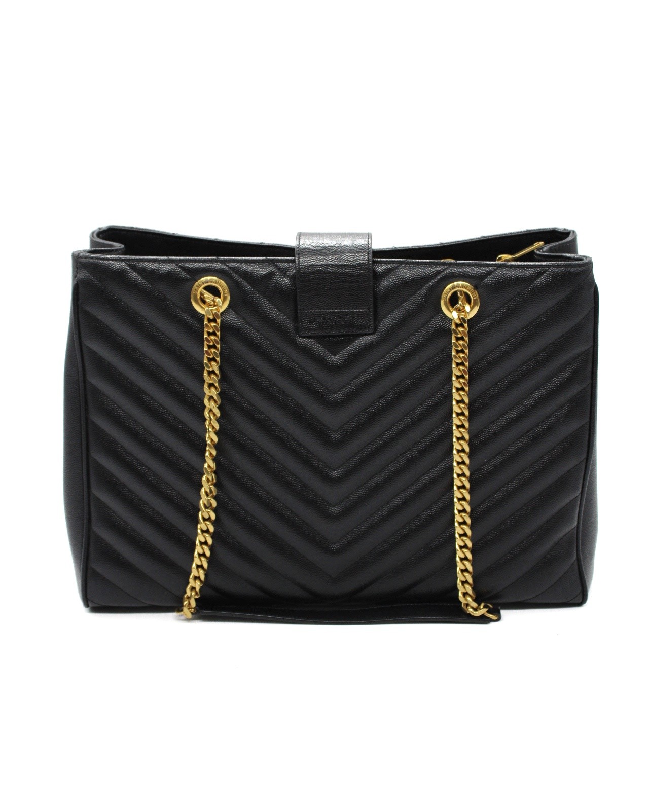 Borsa Saint Laurent tote Chevron thumb